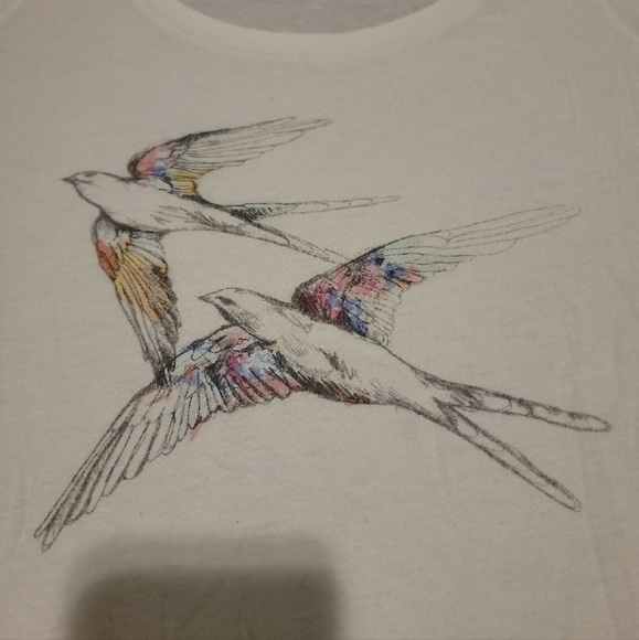 Watercolor Birds T-shirt - Picture 2 of 2